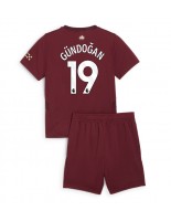 Manchester City Ilkay Gundogan #19 Alternativní dres pro děti 2024-25 Krátký Rukáv (+ trenýrky)